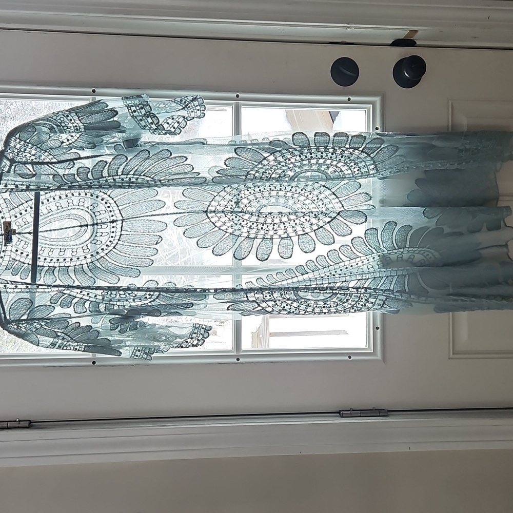 Rebellion Delicate Lace Cardigan - Soft Green